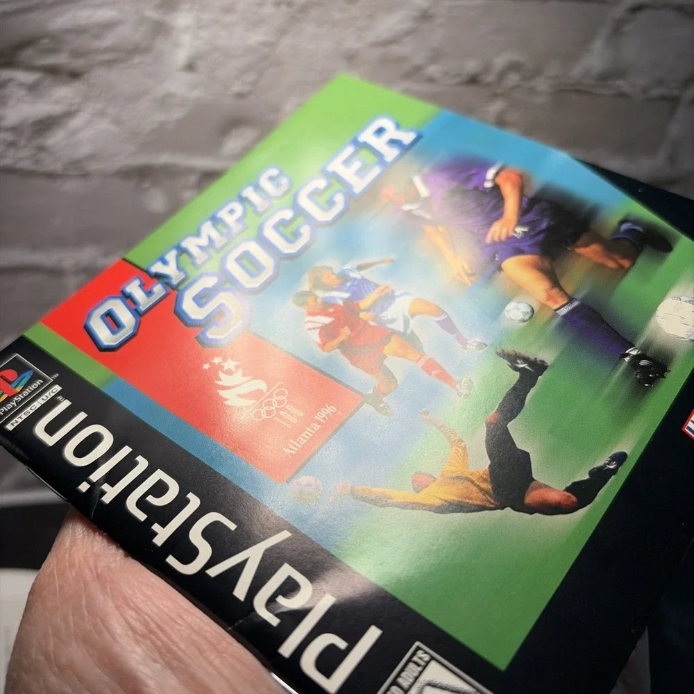 Olympic Soccer Sony PlayStation 1 PS1 1996 Case & Manual Only NO GAME SLUS-00156